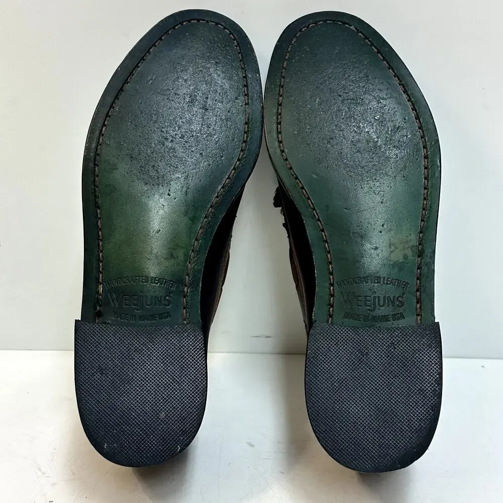 WORN TWICE Rancourt & Co. x Bass Weejun Tassel Loafer Thorne Made in Maine USA 7